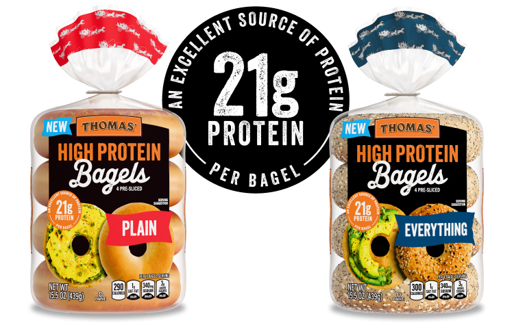 21g Protein Bagel Products