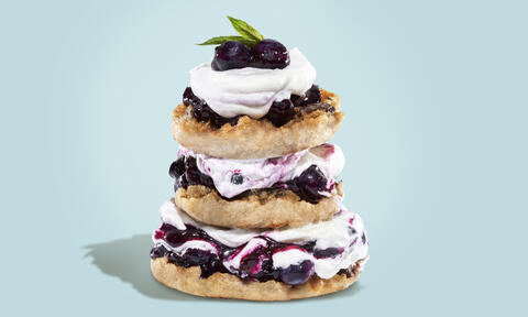 Berry Shortcake English Muffins