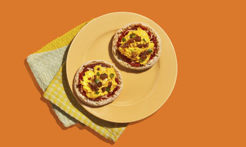 Pizza For Breakfast English Muffins