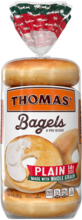 plain whole grain bagels