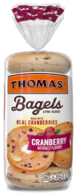 Thomas' Cranberry Bagels, 6 count, 18 oz