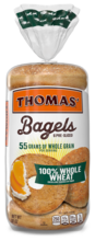 Thomas' Whole Wheat Bagels, 6 count, 18 oz