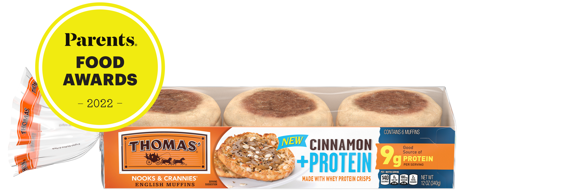 Thomas'® Cinnamon Protein English Muffins | Thomas' Breads