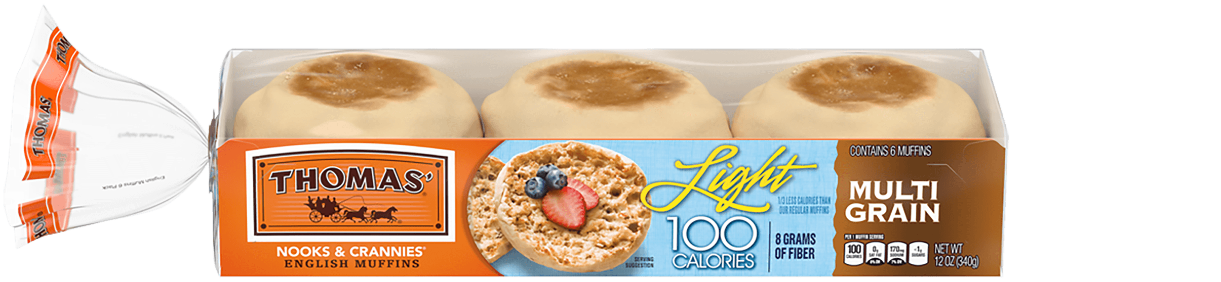 Thomas'® Light MultiGrain English Muffins Thomas' Breads
